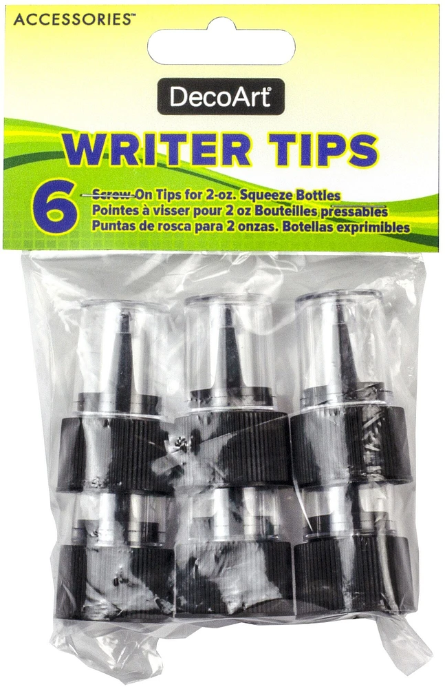 DecoArt Accessories Writer Tips 6/Pkg