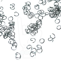 5mm Stainless Steel Jump Rings for Dangle Earrings  (approx. 100)