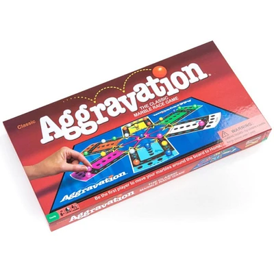 Classic Aggravation Marble Race Family Game for 2 or More Players