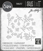 Sizzix Thinlits Dies By Tim Holtz 13/Pkg-Pine Patterns