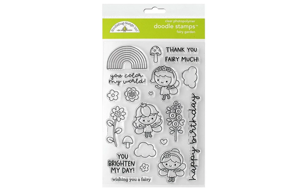 Doodlebug Fairy Garden Doodle Stamps