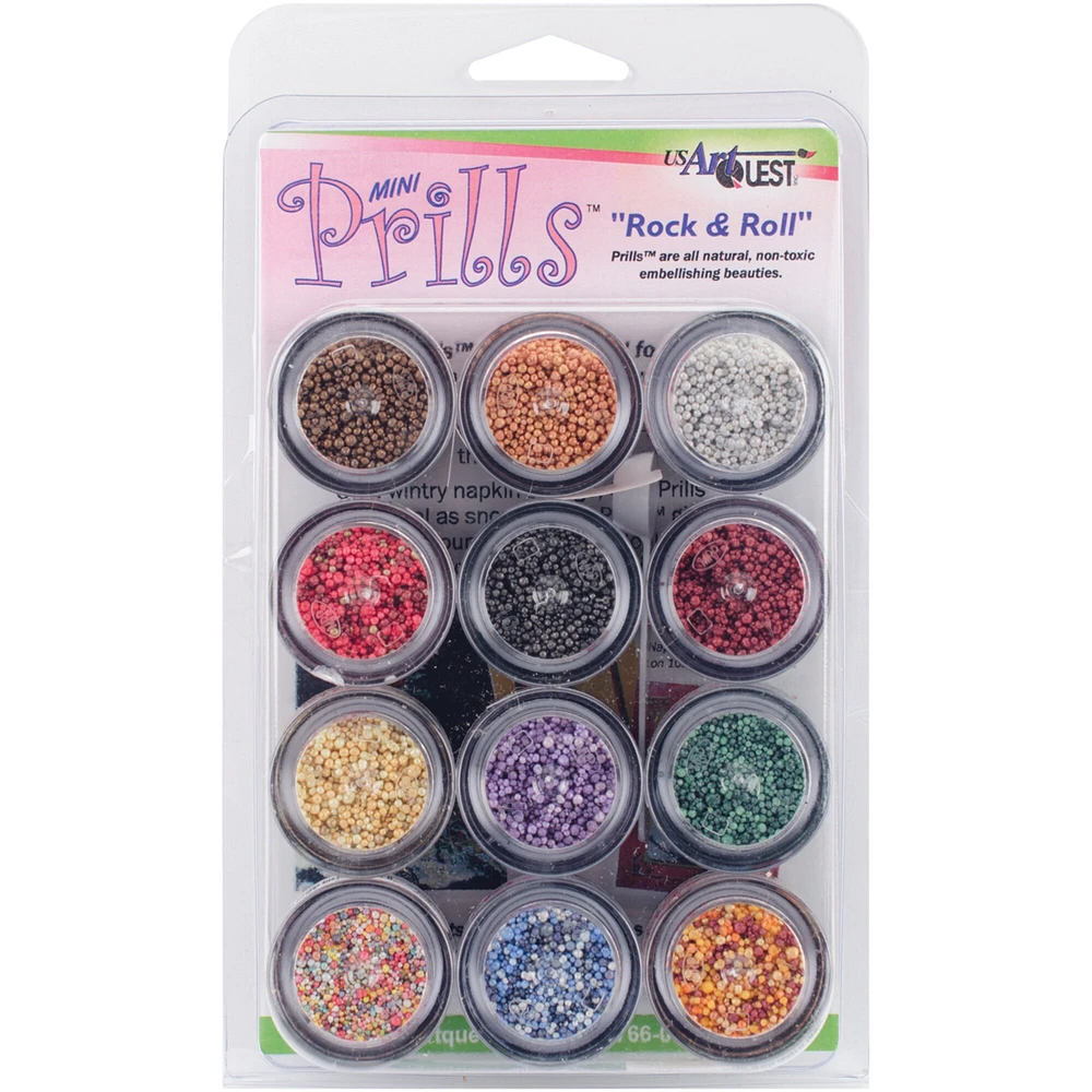 US Artquest Mini Prills 3g 12/Pkg-Rock N' Roll