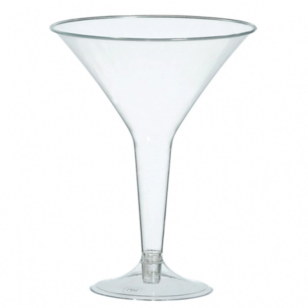 Big Party Pack Plastic Martini Glass - Clear