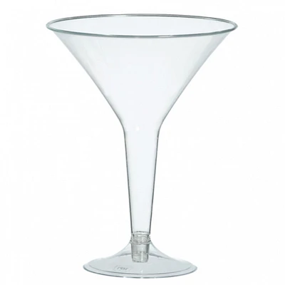 Big Party Pack Plastic Martini Glass - Clear