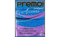 Polyform Premo Polymer Clay 2oz Glitter Blue