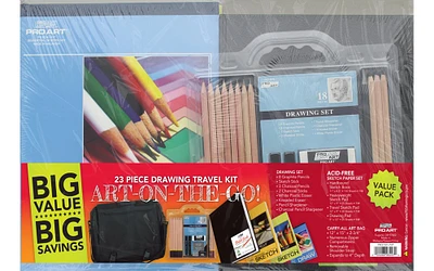 Pro Art Art On The Go Travel Kit 23pc