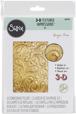 Sizzix 3D Textured Impressions By Georgie Evans-Paisley