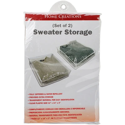Innovative Home Creations Sweater Storage Bags 2/Pkg-12"X14"X3"