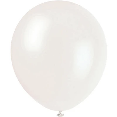 12" Clear Balloons 10 Count