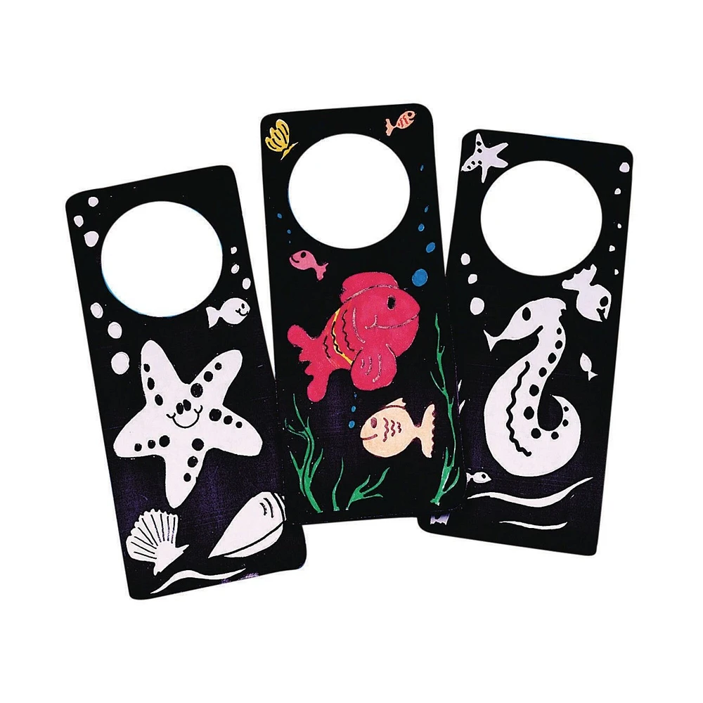 Velvet Art Door Hangers Craft Kit (Pack of 12)