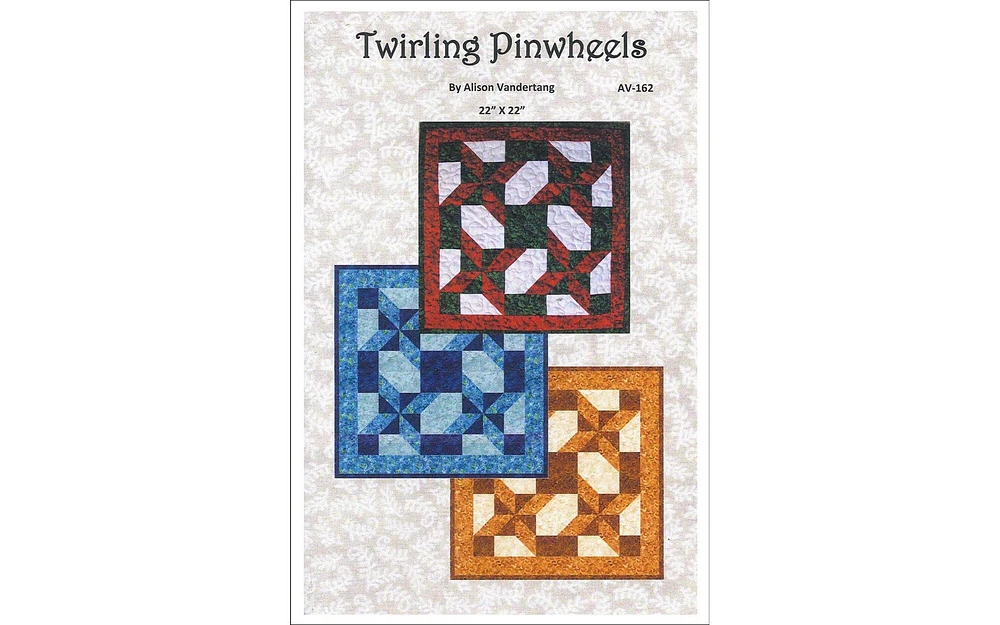 Quilt Woman Twirling Pinwheels Ptrn