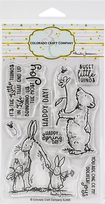 Colorado Craft Company Clear Stamps 4"X6"-Happy Day!-By Anita Jeram