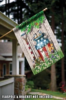 Chickadee Garden Decorative Spring Flag