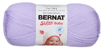 Bernat Softee Baby Yarn - Solids-Soft Lilac