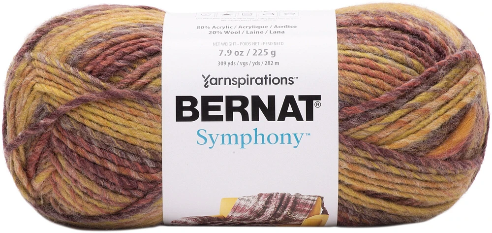 Bernat Symphony Yarn-Autumn Maple