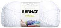 Bernat Satin Solid Yarn-Snow