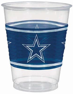 Dallas Cowboys 16oz Plastic Cups - 25ct
