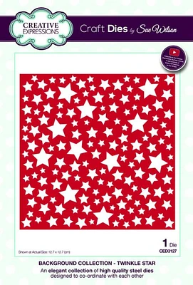 Creative Expressions Background Collection Twinkle Star