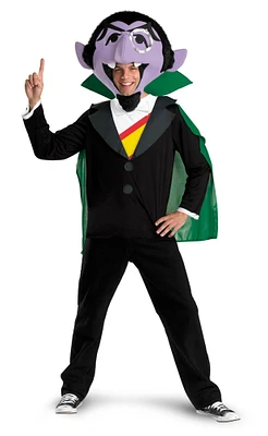 The Costume Center Green and Black Sesame Street the Count Men Adult Halloween Costume - Large