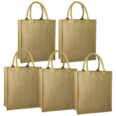 Pack of 10 Piper Natural Jute Gift Bag a Crafting Essential