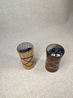 Handcrafted Wooden Salt and Pepper Shaker Set