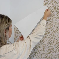Tempaper & Co. Grassroots Peel and Stick Wallpaper, Wheat, 28 sq. ft.