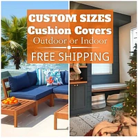 Custom Cushion Cover - Cover Replacement - Cushion Recovering