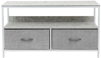 Sorbus TV Stand Dresser with 2 Drawers - Television Riser Chest with Storage - Bedroom, Living Room, Closet, & Dorm Furniture
