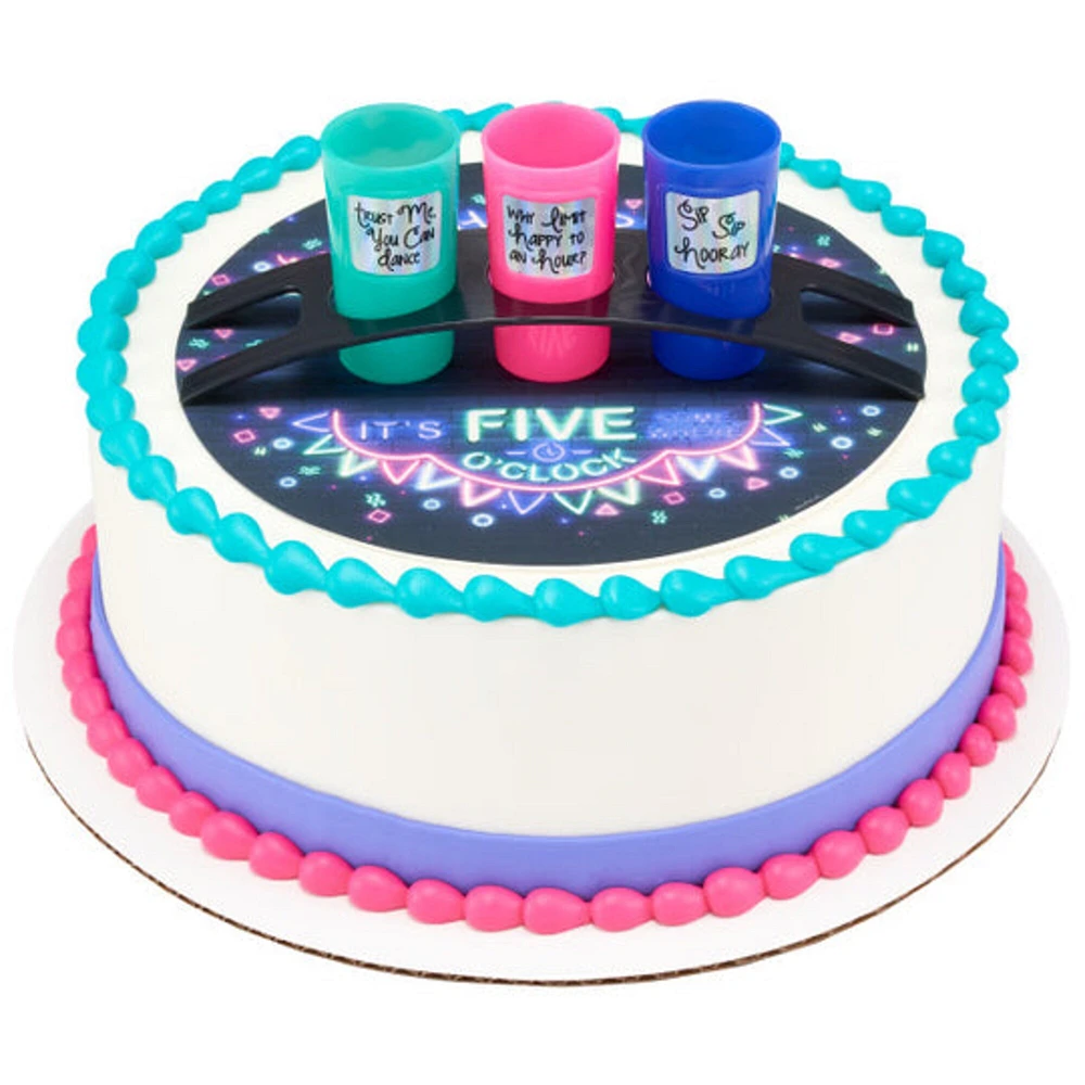 Sip Sip Hooray DecoSet® Cake Decoration 