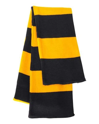 Rugby-Striped Knit Scarf – Unmatched Style and Warmth for the Modern Trendsetter | Rugby-Inspired Knit Scarf is the Season's Winning Accessory – Own the Looks | RADYAN