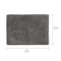 Nate Home by Nate Berkus Non-Slip Cotton Bath Rug, 17" x 24"