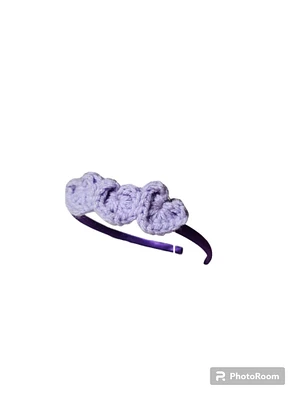 Purple Firm Heart Headband