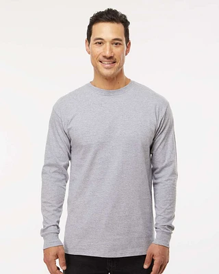 Long Sleeve T-Shirt for Men - a Pinnacle of Fashion Indulgence | 5 Oz./yd² (Us) 100% Preshrunk Cotton