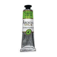 Chroma Archival Oil Color - Permanent Green Light, 40 ml tube