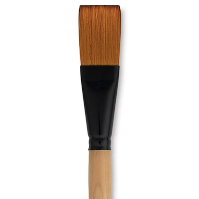 Dynasty Black Gold Brush - One Stroke, Short Handle, Size 1"