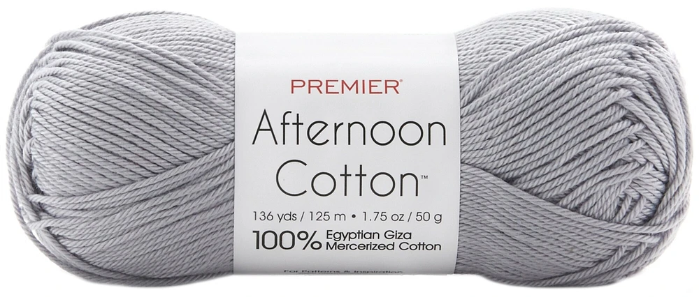 Premier Afternoon Cotton Yarn-Fog