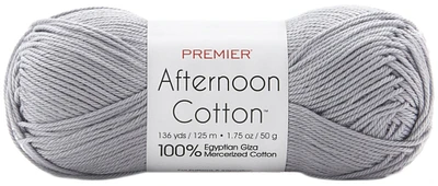 Premier Afternoon Cotton Yarn-Fog