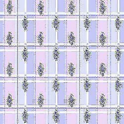 Bloomfield Ave Purple Pansy Lattice Cotton Fabric by RJR Fabrics