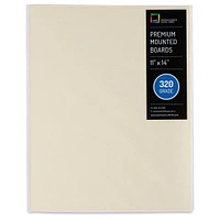 UArt Premium Sanded Pastel Paper Board - 11" x 14", Neutral