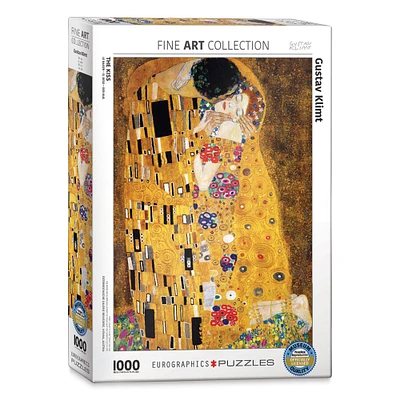 Eurographics 1,000 Piece Fine Art Puzzle - The Kiss, Gustav Klimt