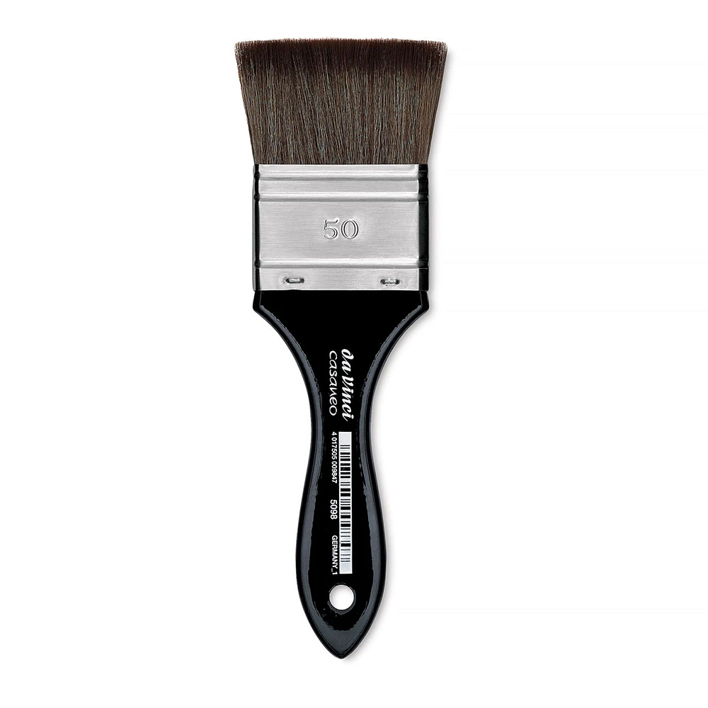 Da Vinci Casaneo Synthetic Squirrel Watercolor Brush - Mottler, Size 50, Short Handle, Synthetic