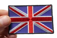 Patch, Embroidered Patch (Iron-On or Sew-On), United Kingdom UK Flag Patch, 3" x 2"