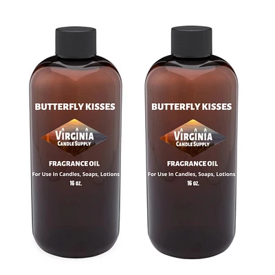 Butterfly Kisses Fragrance Oil (Our Version of the Brand Name) (32 oz Bottle) for Candle Making, Soap Making, Tart Making, Room Sprays, Lotions, Car Fresheners, Slime, Bath Bombs, Warmers…