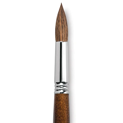 Escoda Versatil Brush - Pointed Round, Size 18, Long Handle