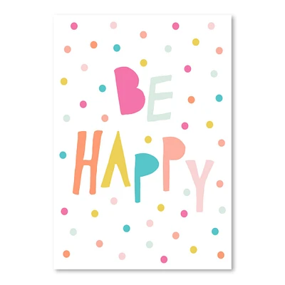 Behappy 2 by Nanamia Design  Poster Art Print - Americanflat