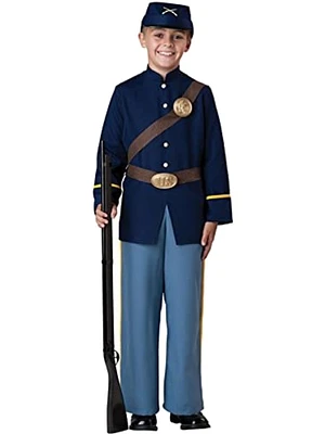 Civil War Union Blue Soldier Boy's Costume