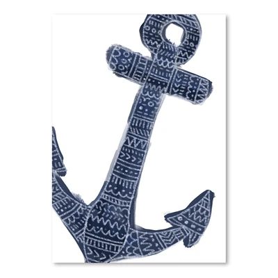 Blue Anchor Wall Art by Jetty Home  - Americanflat