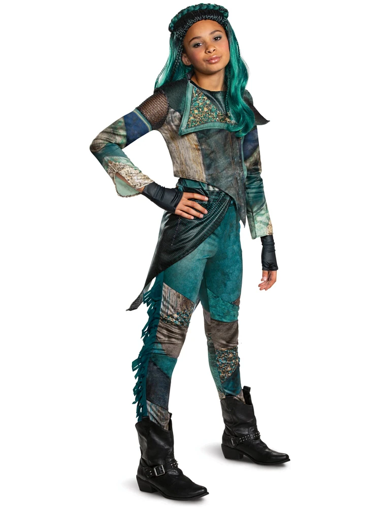 Childs Girl's Deluxe Disney Descendants 3 Uma Costume