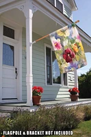 Pansies Posing Decorative Spring Flag