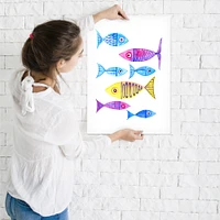 Fish Cluster 4 by T.J. Heiser  Poster Art Print - Americanflat